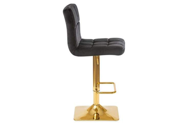 Стул барный DOBRIN GOLDIE, черный велюр (MJ9-101)-2