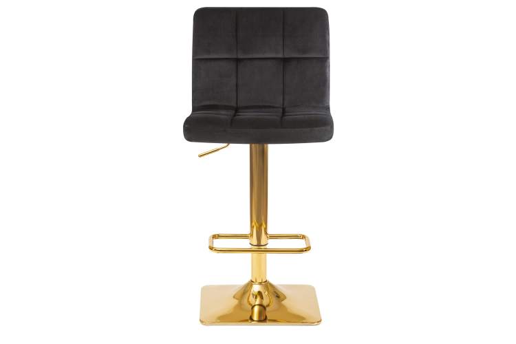 Набор 2 шт Стул барный DOBRIN GOLDIE, черный велюр (MJ9-101)-6