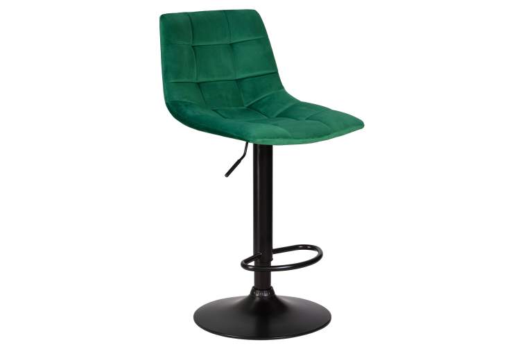 Набор 2 шт Стул барный DOBRIN TAILOR BLACK, зеленый велюр (MJ9-88)-2