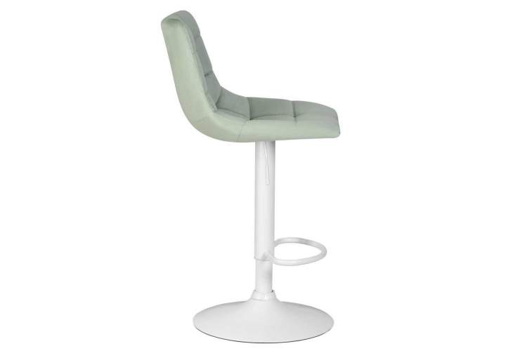 Стул барный DOBRIN TAILOR WHITE, пудрово-мятный велюр (MJ9-87)-2