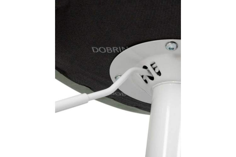 Стул барный DOBRIN TAILOR WHITE, пудрово-мятный велюр (MJ9-87)-6