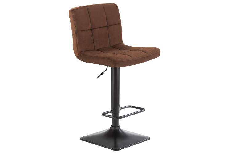 Набор 2 шт Стул барный DOBRIN DOMINIC, шоколадный велюр (MJ9-111)-2