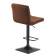 Набор 2 шт Стул барный DOBRIN DOMINIC, шоколадный велюр (MJ9-111)