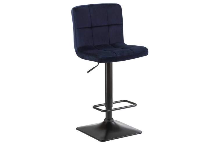 Стул барный DOBRIN DOMINIC, темно-синий велюр (MJ9-118)
