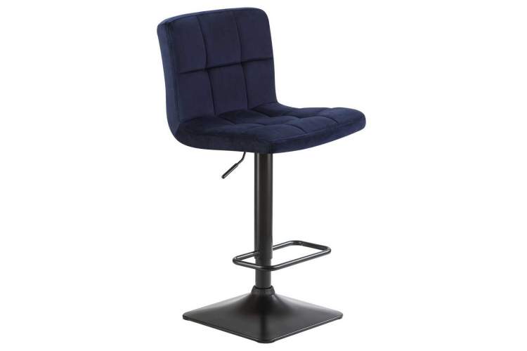 Стул барный DOBRIN DOMINIC, темно-синий велюр (MJ9-118)-1