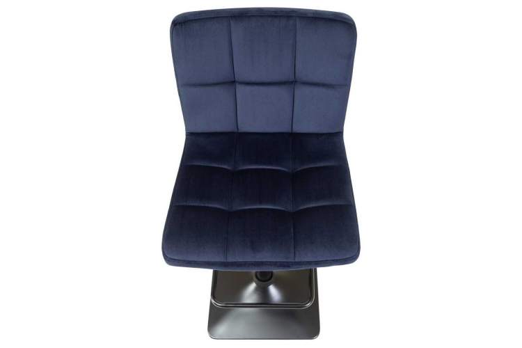 Стул барный DOBRIN DOMINIC, темно-синий велюр (MJ9-118)-6