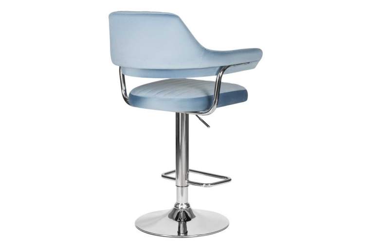 Стул барный DOBRIN CHARLY, пудрово-голубой велюр (MJ9-74)-3