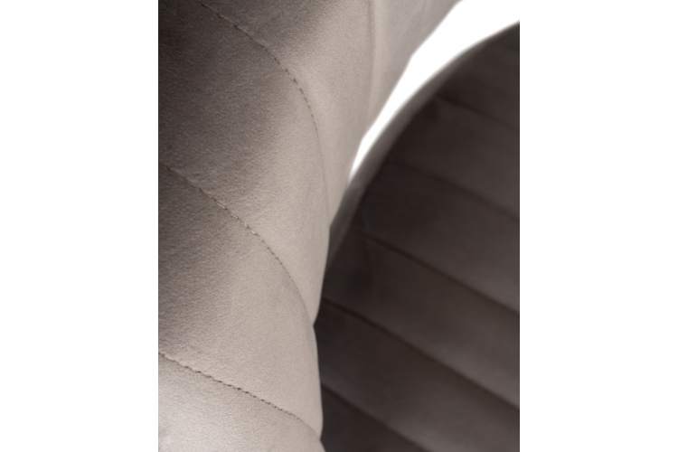 Набор 2 шт Стул барный DOBRIN CHARLY, серый велюр (MJ9-75)-8