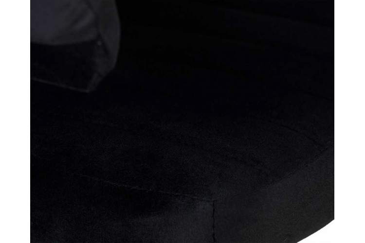 Стул барный DOBRIN CHARLY GOLD, черный велюр (MJ9-101)-6