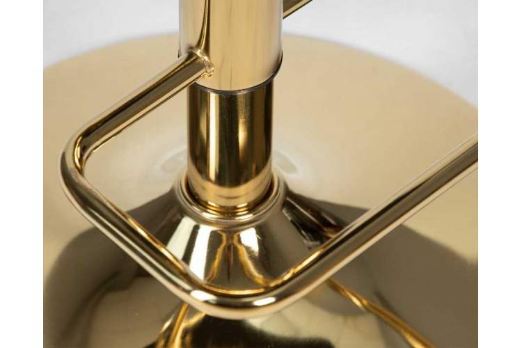 Стул барный DOBRIN CHARLY GOLD, черный велюр (MJ9-101)-7