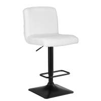Стул барный DOBRIN LEO, белый букле (13) Стул барный DOBRIN LEO, белый букле (13)