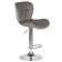 Набор 2 шт Стул барный DOBRIN BARNY, серый велюр (MJ9-75)