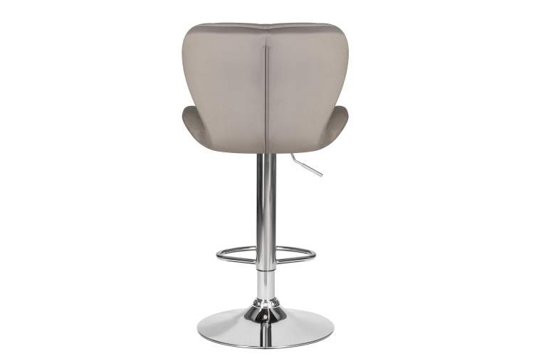 Набор 2 шт Стул барный DOBRIN BARNY, серый велюр (MJ9-75)-5