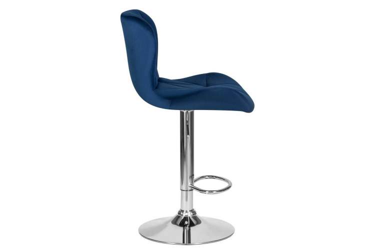 Стул барный DOBRIN BARNY, синий велюр (MJ9-117)-2