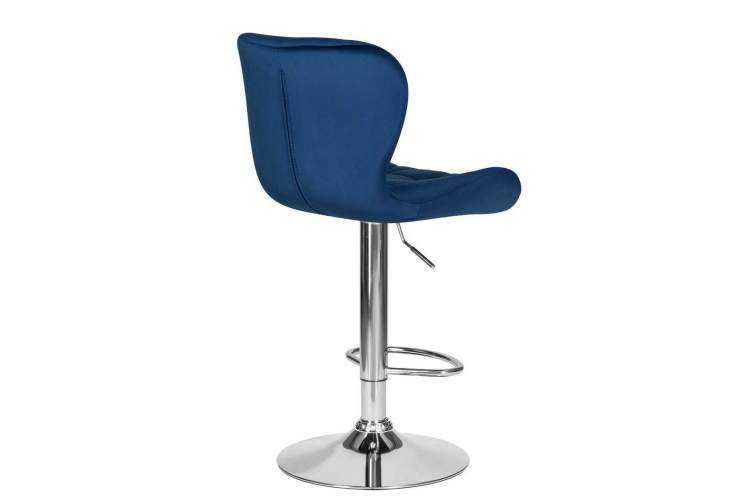 Стул барный DOBRIN BARNY, синий велюр (MJ9-117)-3