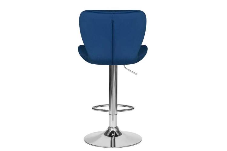 Стул барный DOBRIN BARNY, синий велюр (MJ9-117)-4