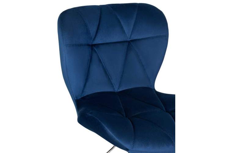 Стул барный DOBRIN BARNY, синий велюр (MJ9-117)-6