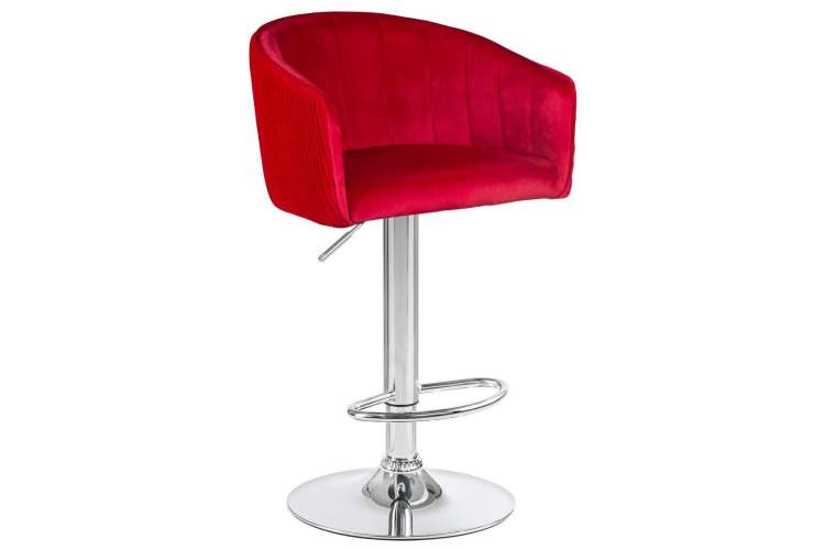 Стул барный DOBRIN DARCY, малиновый велюр (1922-14)
