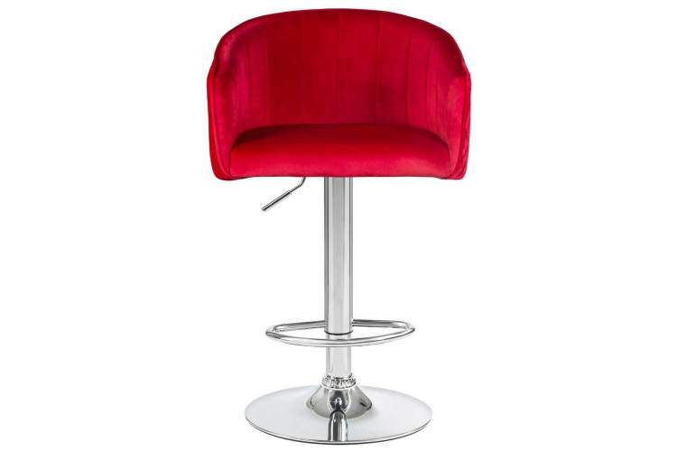 Стул барный DOBRIN DARCY, малиновый велюр (1922-14)-5