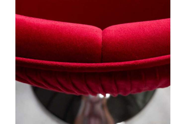 Стул барный DOBRIN DARCY, малиновый велюр (1922-14)-7