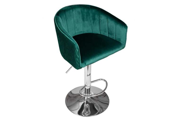 Стул барный DOBRIN DARCY, зеленый велюр (1922-9)-6