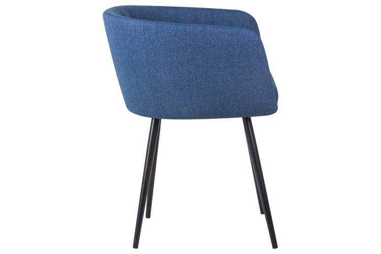 Стул обеденный DOBRIN ALINA, синяя ткань (LAR-106D-21)-2