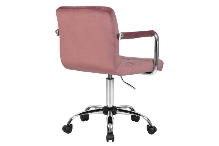 Офисное кресло для персонала DOBRIN TERRY, пудрово-розовый велюр (MJ9-32)-3