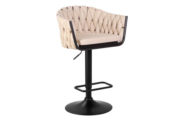 Набор 2 шт Стул барный DOBRIN LEON, бежевая ткань (LAR 275-1)-1