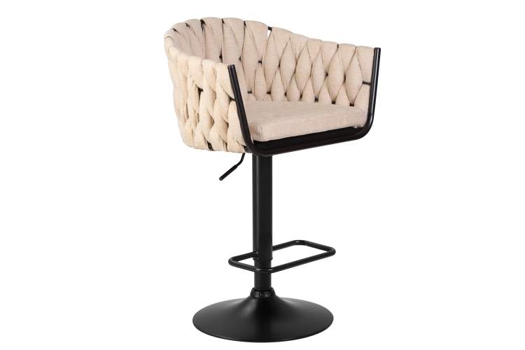 Набор 2 шт Стул барный DOBRIN LEON, бежевая ткань (LAR 275-1)-2