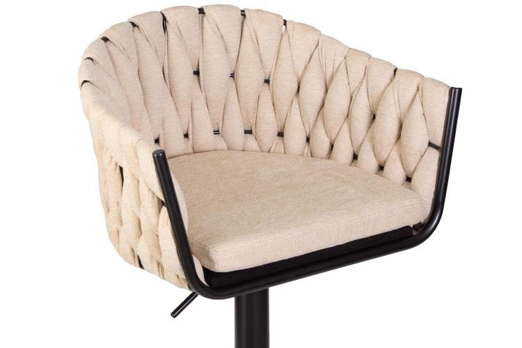 Набор 2 шт Стул барный DOBRIN LEON, бежевая ткань (LAR 275-1)-7