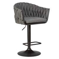 Стул барный LEON, графитовая ткань (LAR-275-21)