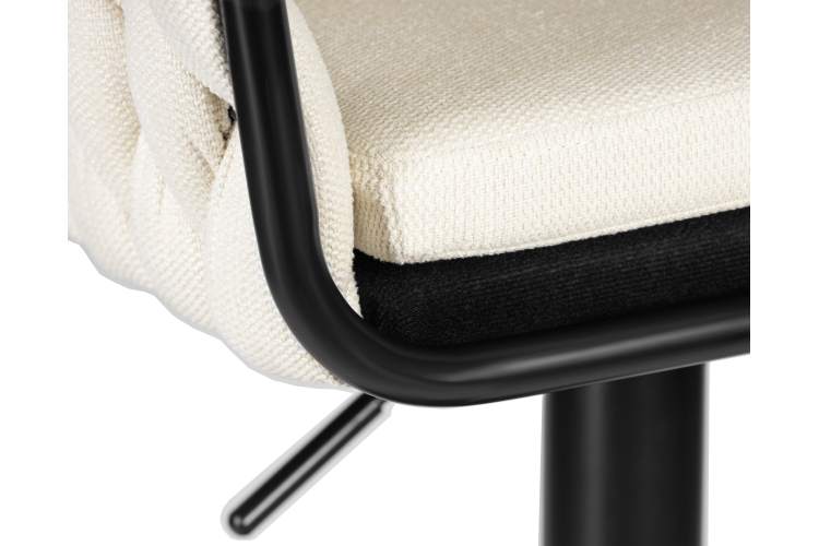 Набор 2 шт Стул барный DOBRIN LEON, кремовая ткань (LAR 275-33)-8