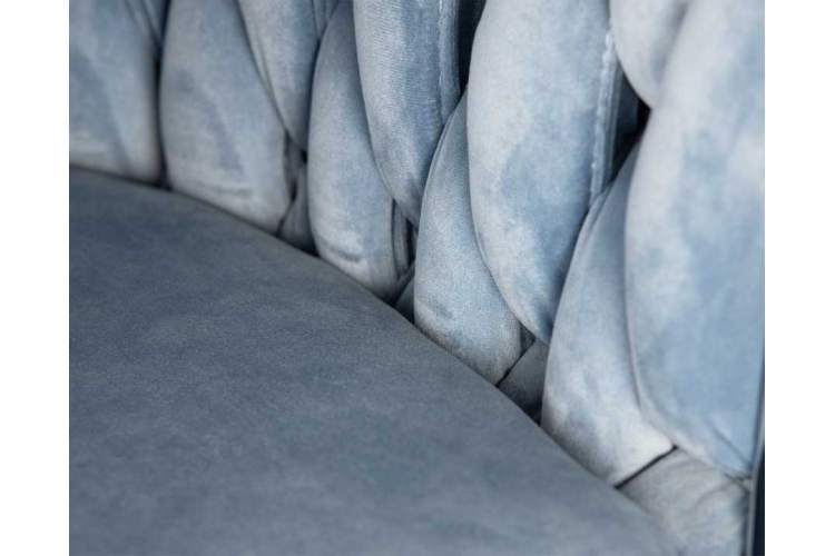 Стул барный DOBRIN MARCEL, пудрово-голубой велюр (MJ9-74)-7