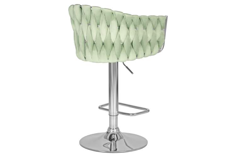 Набор 2 шт Стул барный DOBRIN MARCEL, пудрово-мятный велюр (MJ9-87)-4