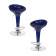Набор 2 шт Стул барный DOBRIN BOMBA, синий металлик