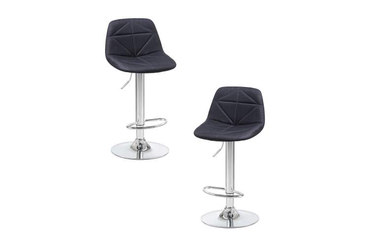 Набор 2 шт Стул барный DOBRIN DINA, чёрный