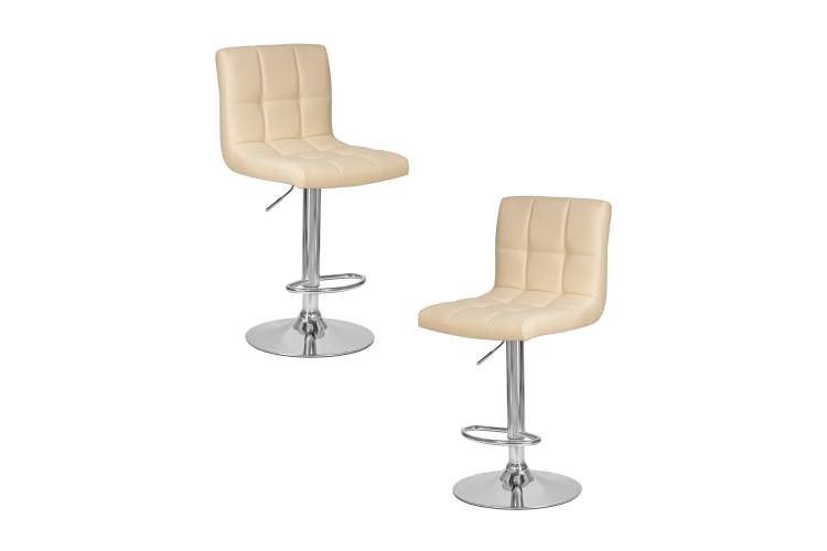 Набор 2 шт Стул барный DOBRIN CANDY, кремовый