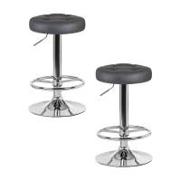 Набор 2 шт Табурет барный DOBRIN BRUNO, серый