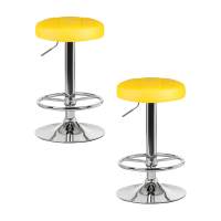 Набор 2 шт Табурет барный DOBRIN BRUNO, жёлтый
