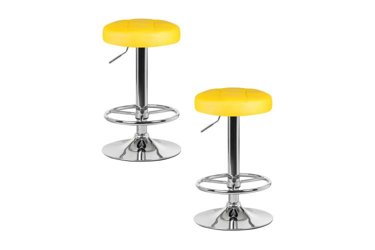 Набор 2 шт Табурет барный DOBRIN BRUNO, жёлтый