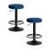 Набор 2 шт Табурет барный DOBRIN BRUNO BLACK, синий велюр (MJ9-117)