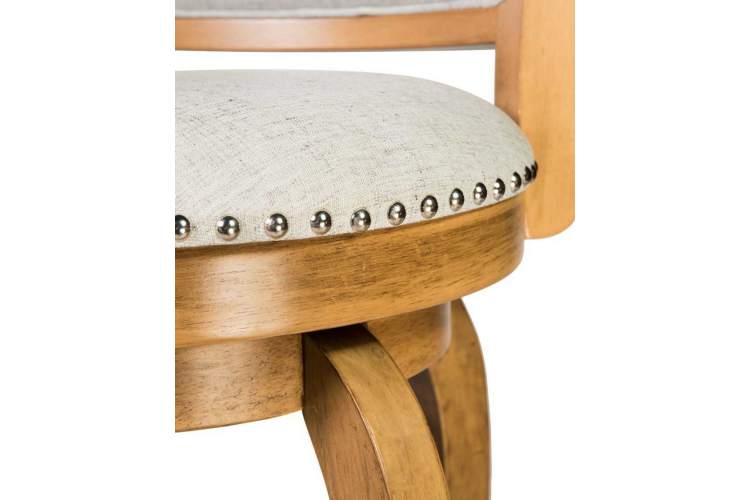 Стул барный DOBRIN VIVIAN BAR, бежевый, дуб-6