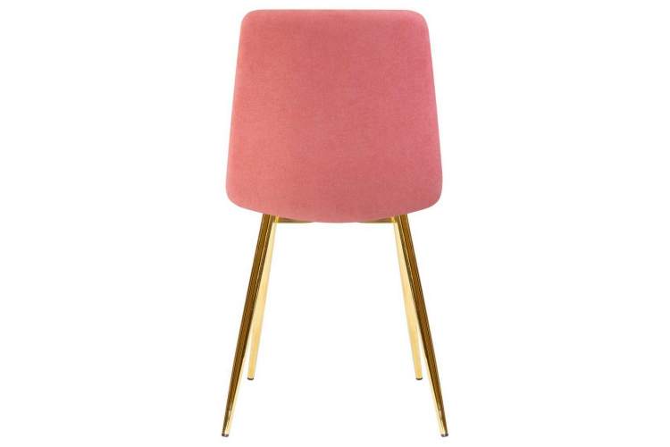 Стул обеденный DOBRIN ALEX, золотые ножки, розовая ткань (UF860-05B)-4