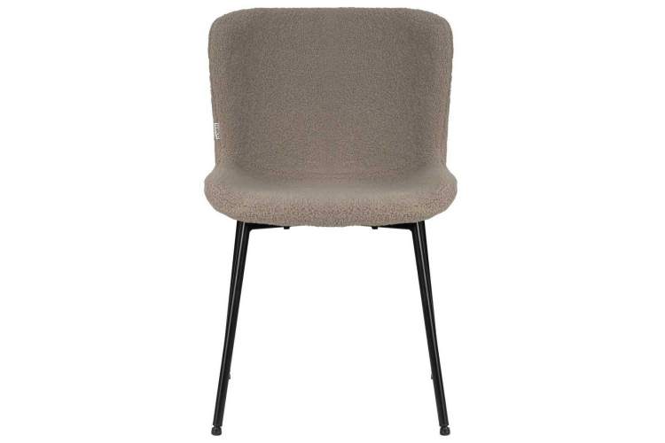Стул обеденный DOBRIN MILO, черные ножки, бежевый букле (UF992-04)-5