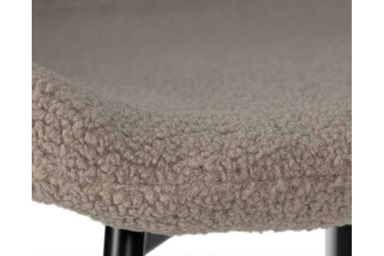 Стул обеденный DOBRIN MILO, черные ножки, бежевый букле (UF992-04)-7