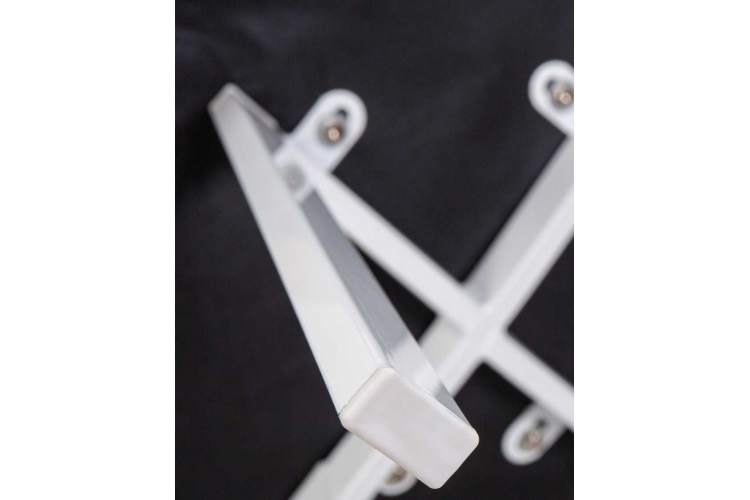 Стул обеденный DOBRIN ALEX SQUARE, белые ножки, розовый велюр (V108-15)-10