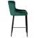 Набор 2 шт Стул барный DOBRIN CHRISTIAN'75, черные ножки, зеленый велюр (V108-64)