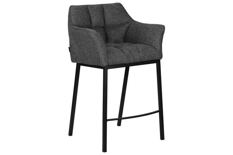 Набор 2 шт Стул барный DOBRIN LUCAS COUNTER, серая ткань (F-22)-1