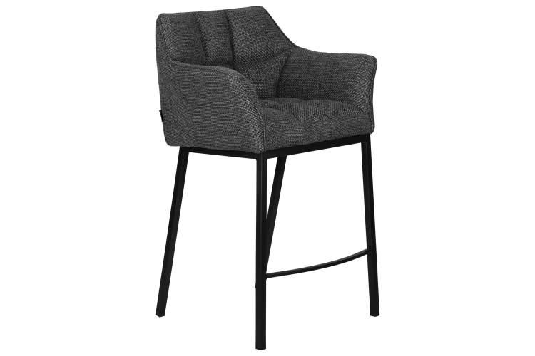 Набор 2 шт Стул барный DOBRIN LUCAS COUNTER, серая ткань (F-22)-2