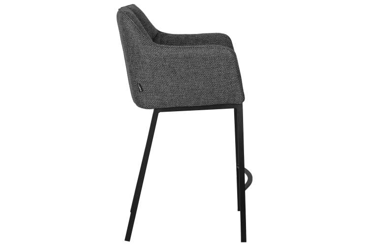 Набор 2 шт Стул барный DOBRIN LUCAS COUNTER, серая ткань (F-22)-3